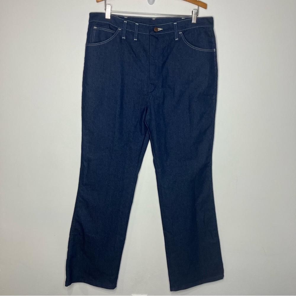 Wrangler vintage dead‎ stock jeans medium fit men's size 38 dark wash like new